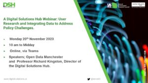 Details about the DSH webinar in November